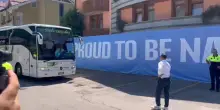 Napoli arrivato in ritiro a Dimaro: l'accoglienza dei tifosi