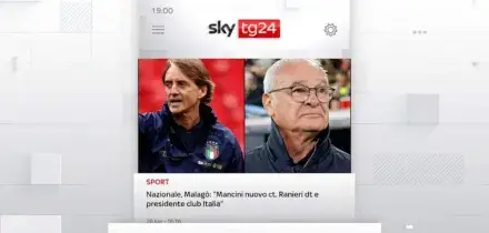I titoli di Sky Tg24 del 28 luglio, edizione delle 19