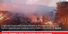 Spagna, incendio a Teruel: evacuazioni e allerta massima