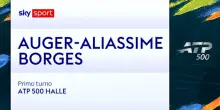 Auger Aliassime-Borges: highlights Atp Halle