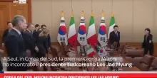 Corea del Sud, Meloni incontra presidente Lee Jae Myung