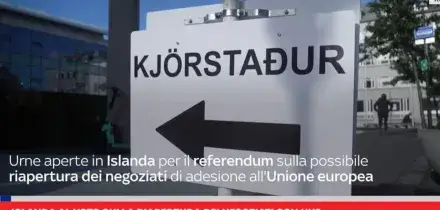 Islanda al voto sulla riapertura dei negoziati con l'Ue
