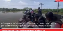 Inondazioni Sri Lanka, soccorsi e migliaia di sfollati