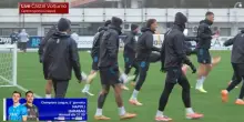 Napoli, l'allenamento verso la prossima sfida col Qarabag
