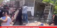 Albania, assalto a un cantiere durante le proteste