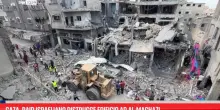 Gaza, raid israeliano distrugge edificio a al-Maghazi
