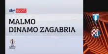 Malmoe-Dinamo Zagabria 1-1: gol e highlights