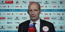 Allegri: 'Abbiamo sbagliato a non chiudere la partita'
