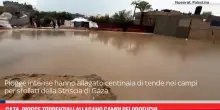 Gaza, piogge torrenziali allagano campi dei profughi