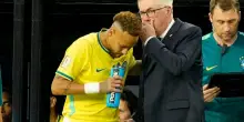 Brasile, Ancelotti: 'Neymar ha confermato di non voler tornare in nazionale'