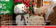 New York, torna Gingerbread Lane: villaggio pan di zenzero