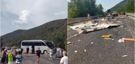 Terni-Rieti, frontale tra autobus e camper: 6 morti e 27 feriti