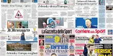 Le prime pagine dei quotidiani di oggi 23 gennaio: la rassegna stampa