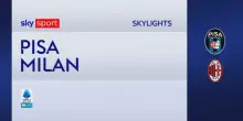Pisa-Milan 1-2: gol e highlights