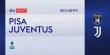 Pisa-Juventus 0-2: gol e highlights
