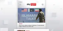 I titoli di Sky Tg24 del 22 aprile, edizione delle 8