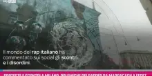 Proteste e scontri a Milano, le polemiche dei rapper