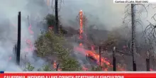 California, incendio a Lake County: scattano le evacuazioni