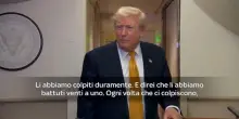 Usa-Iran, Trump: 'Li abbiamo colpiti duramente. Teheran mi ha chiamato poco fa per accordo'