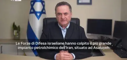 Iran, Katz: raid Idf sul pi&ugrave; grande complesso petrolchimico