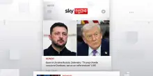 I titoli di Sky TG24 del 12 dicembre 2025 - edizione h.8
