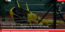 Argentina, elicottero si schianta in un campo da tennis