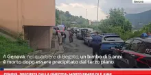 Genova, precipita dalla finestra: morto bimbo di 5 anni