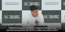 Alcaraz: 'Il mio rovescio non &egrave; male. Vero Jannik?'