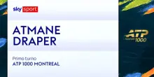 Atmane-Draper: highlights Atp Montreal