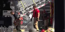 Sei vittime in un incendio in un cantiere nel centro di Bruxelles