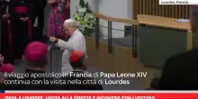 Papa a Lourdes, visita alla grotta e incontro con i vescovi