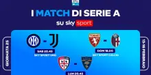 Il calendario della 25^ giornata di Serie A