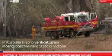 Australia, gravi incendi boschivi distruggono decine di case