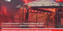 Incendi in Australia, case distrutte Nuovo Galles del Sud