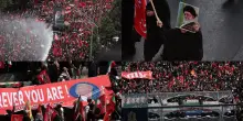 Funerali Ali Khamenei, in migliaia al corteo funebre a Teheran. FOTO