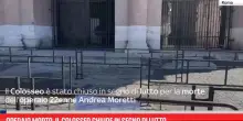 Operaio morto, il Colosseo chiude in segno di lutto