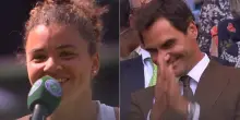 Siparietto Paolini-Federer: 'Difficile giocare con lui qui'