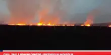 Cina, 2mila uomini contro l'incendio in Mongolia