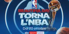 Si torna in campo, riparte l'NBA su Sky