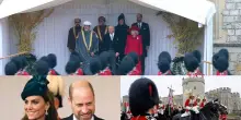 William e Kate accolgono il sultano dell'Oman a Windsor. FOTO