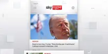I titoli di Sky TG24 dell'8 aprile. Edizione delle 13