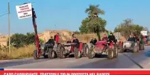 Caro carburante, trattori e tir in protesta nel Barese