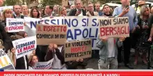 Padre picchiato dal branco, corteo di solidariet&agrave; a Napoli