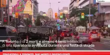 Sparatoria a Toronto, due morti e diversi feriti