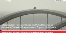 Washington, attivista protesta 5 giorni sul ponte Douglass