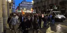 Flotilla, corteo pacifico a Torino dei manifestanti