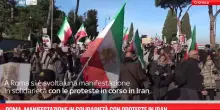 Roma, manifestazione in solidariet&agrave; con proteste in Iran