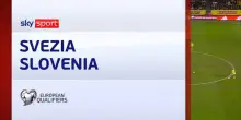 Svezia-Slovenia 1-1: gol e highlights