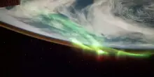 Aurora boreale vista dalla Stazione Spaziale Internazionale