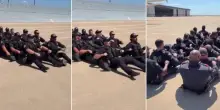 Anche la polizia di Dallas &egrave; stata contagiata dalla 'Viking row'. VIDEO